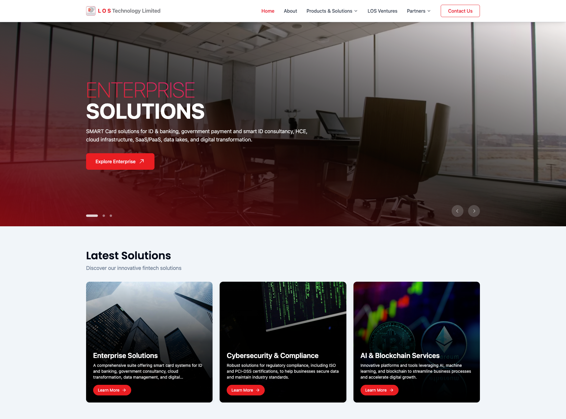 LOS Technology Business Website
